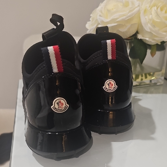 Moncler Black Athletic Sneakers - Picture 2 of 8